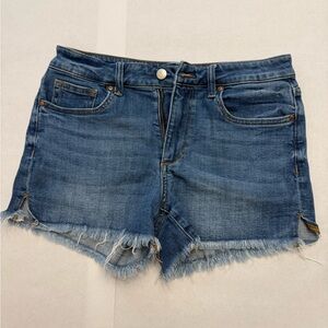 Joe's Jeans Distressed Blue Denim Shorts